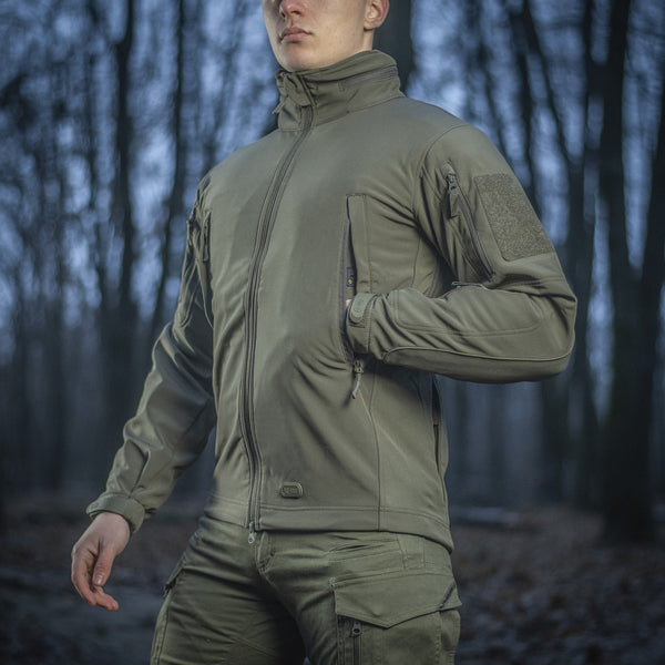 Jacheta tactica SoftShell olive M-TAC