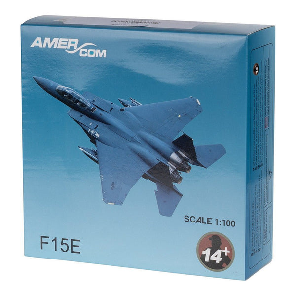 Macheta Avion de lupta F - 15E Strike Eagle 1:100 – Model Die - cast | Echipament tactic WARGEAR