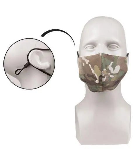 Masca protectie reutilizabila Multitarn Mil - Tec | Echipament tactic WARGEAR