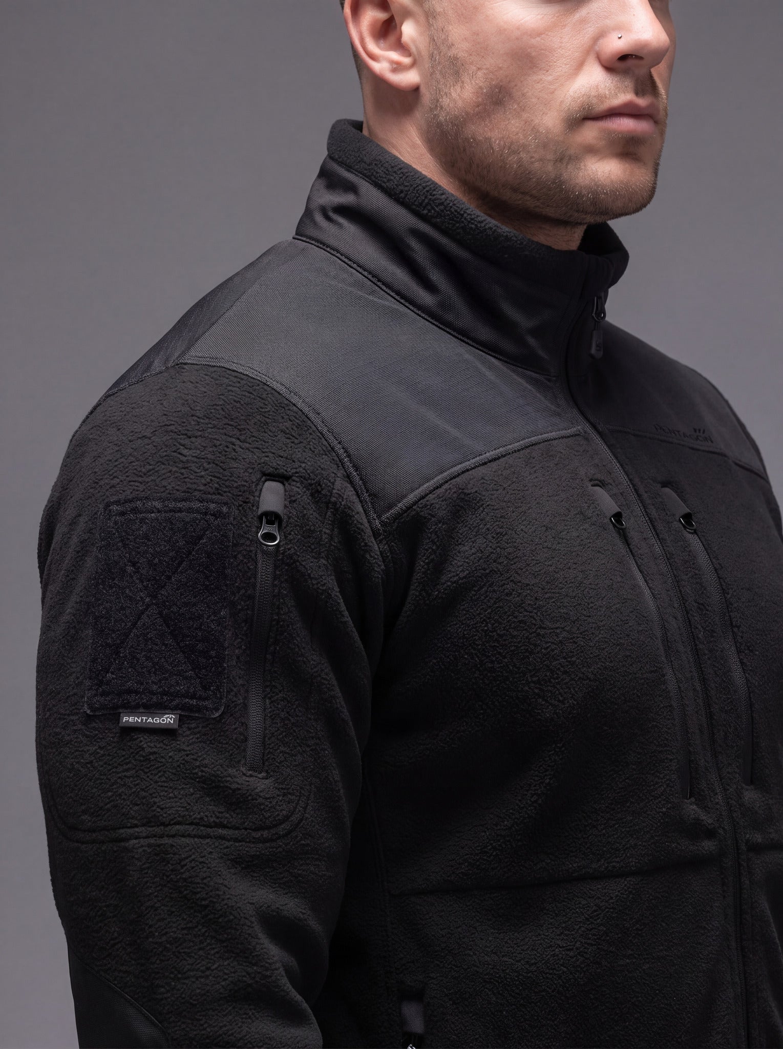 Jacheta Fleece Tactica Pentagon Nestor 2.5 – Negru