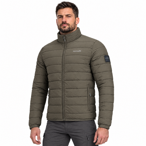 Geaca Puffer Nucleus 2.0 Pentagon - purtata, Culoare: RAL7013