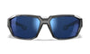 Ochelari Balistici Polarizati Wiley X ALPINE Gloss Crystal Grey | CAPTIVATE™ Blue Mirror | WARGEAR RO