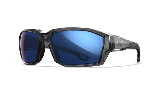 Ochelari Balistici Polarizati Wiley X ALPINE Gloss Crystal Grey | CAPTIVATE™ Blue Mirror | WARGEAR RO