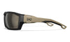 Ochelari Balistici Polarizati Wiley X ALPINE Matte Black / Tan | CAPTIVATE™ Tungsten Mirror | WARGEAR RO