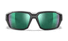 Ochelari Balistici Polarizati Wiley X ALPINE Matte Translucent Black | CAPTIVATE™ Green Mirror | WARGEAR RO