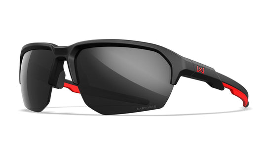Ochelari tactici Wiley X JAKL – American Sniper Signature Series CAPTIVATE™ Black Mirror – Matte Black/Red | Echipament tactic WARGEAR