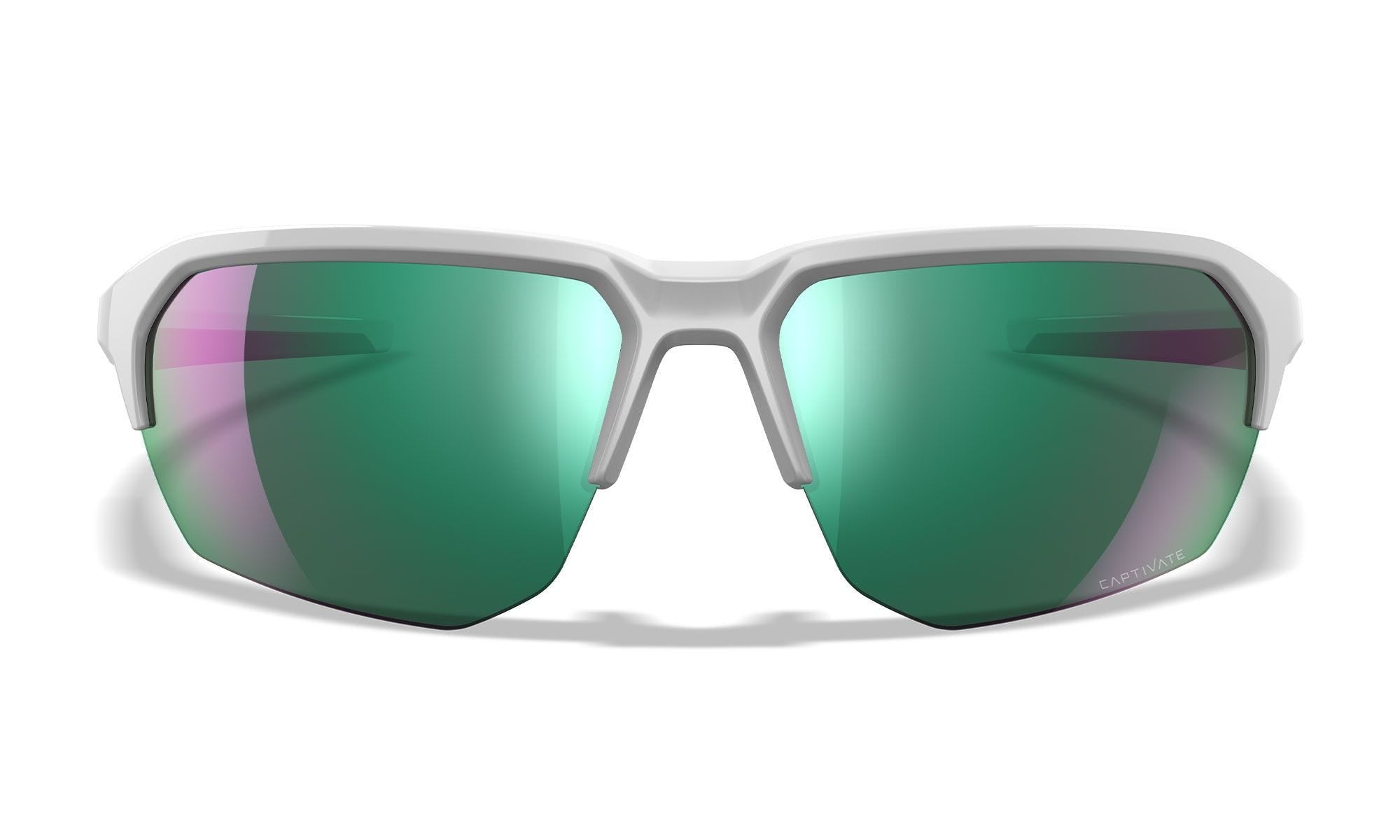 Ochelari tactici Wiley X JAKL CAPTIVATE™ Polarized Green Mirror – Polished White | Echipament tactic WARGEAR