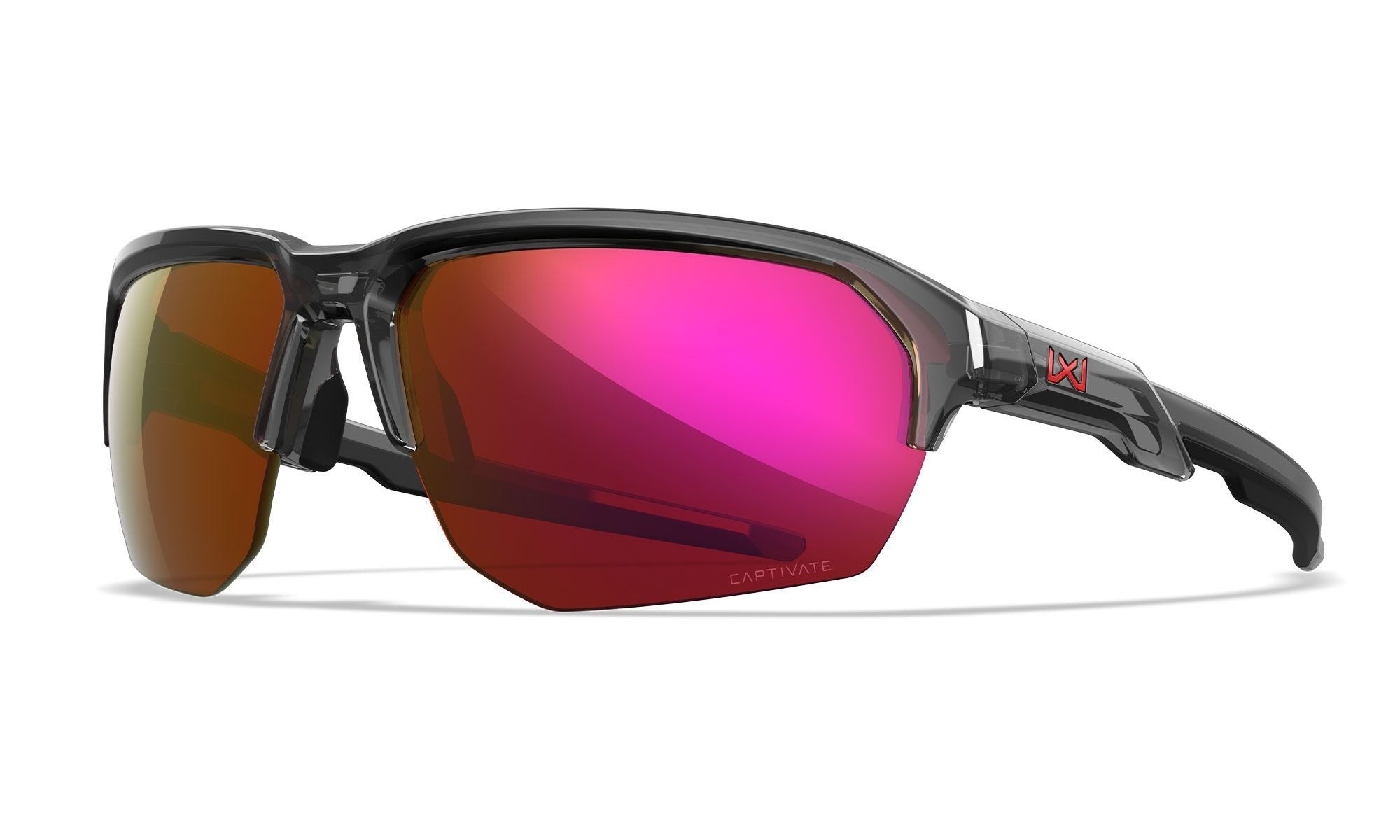 Ochelari tactici Wiley X JAKL CAPTIVATE™ Red Mirror – Gloss Crystal Grey | Echipament tactic WARGEAR