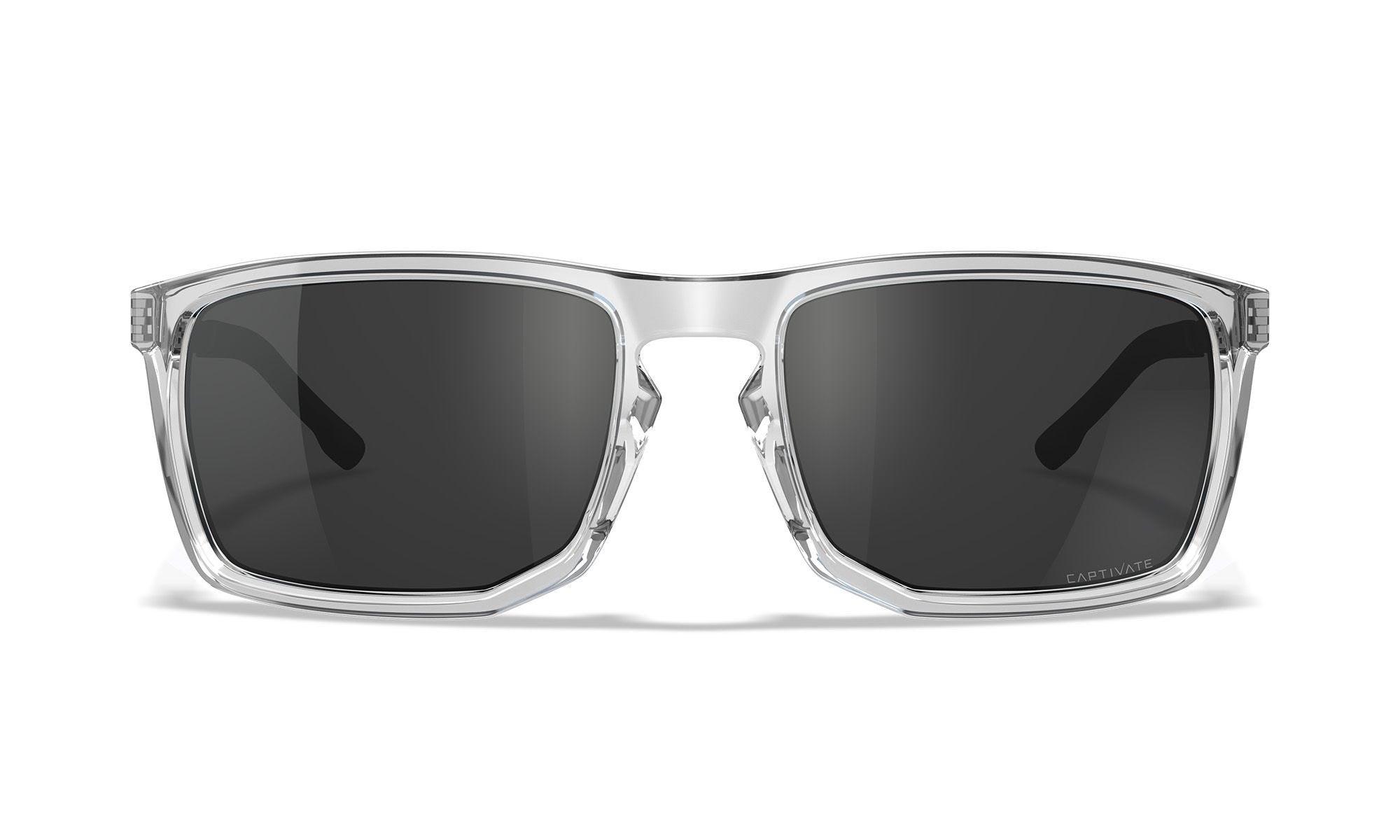 Ochelari WILEY X AXE CAPTIVATE™ Grey Gloss Crystal Clear | Echipament tactic WARGEAR