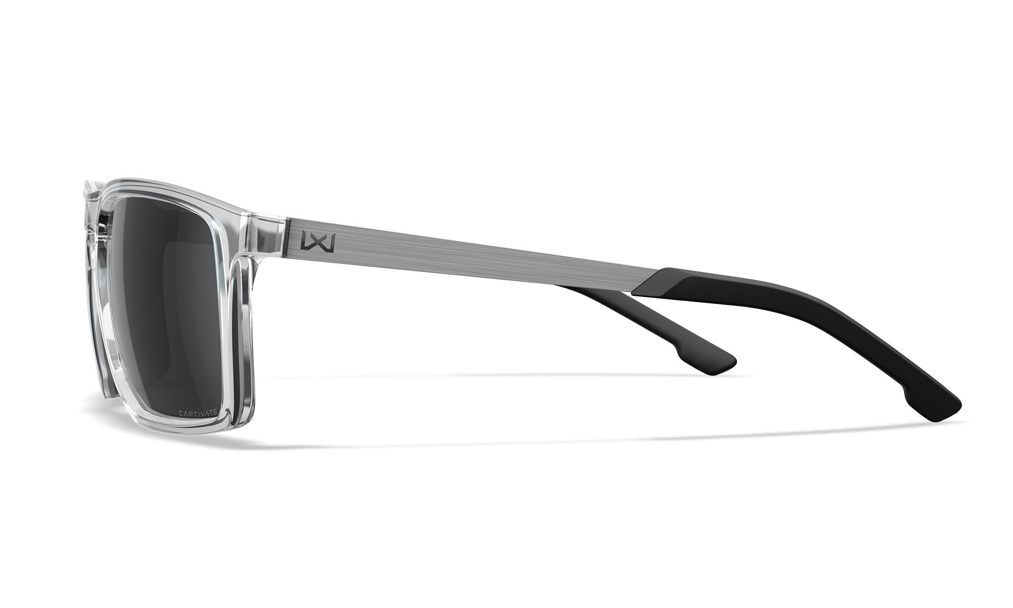 Ochelari WILEY X AXE CAPTIVATE™ Grey Gloss Crystal Clear | Echipament tactic WARGEAR