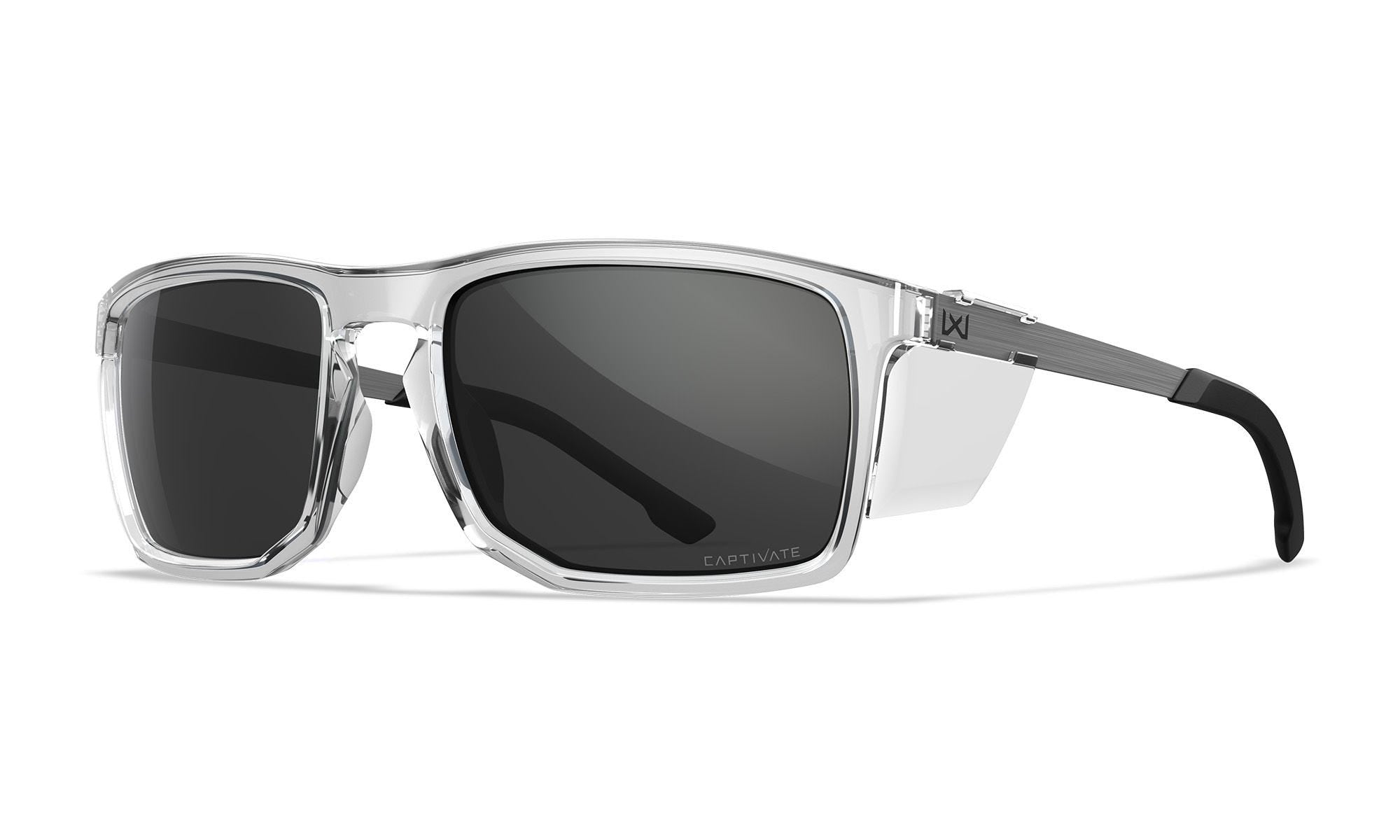 Ochelari WILEY X AXE CAPTIVATE™ Grey Gloss Crystal Clear | Echipament tactic WARGEAR