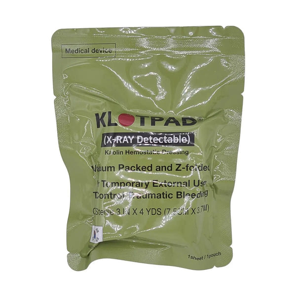 Pansament Hemostatic Militar KLOTPAD Z - Fold 7.5 cm x 3.7 m | Echipament tactic WARGEAR