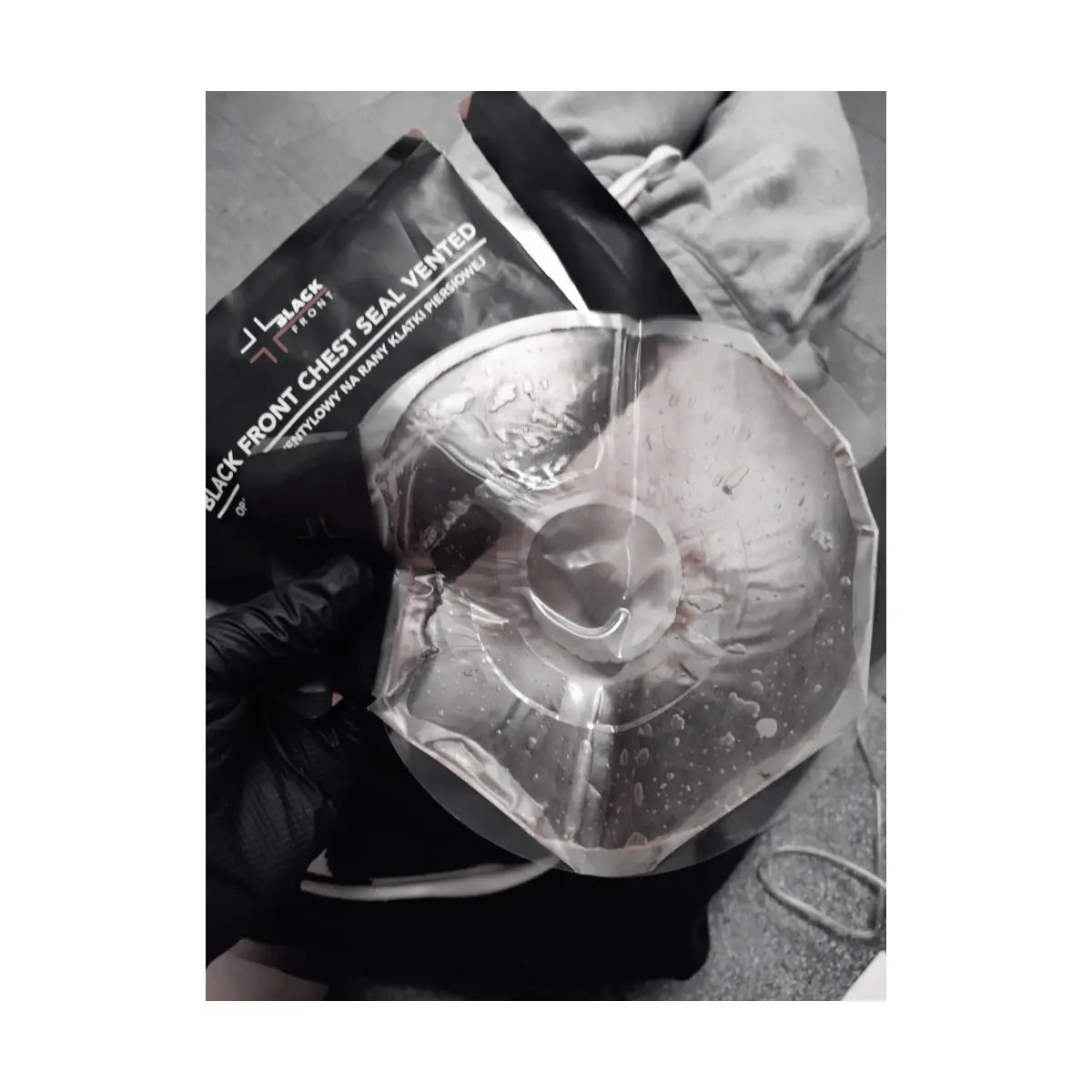 Pansament Ocluziv ventilat Black Front | Echipament tactic WARGEAR