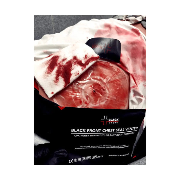 Pansament Ocluziv ventilat Black Front | Echipament tactic WARGEAR