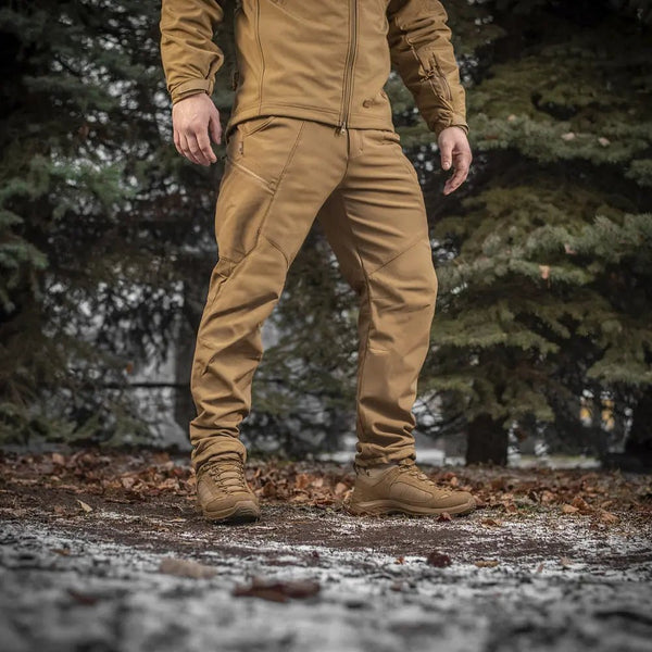 Pantaloni tactici Softshell coyote M - TAC - impermeabili | Echipament tactic WARGEAR