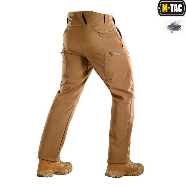 Pantaloni tactici Softshell coyote M - TAC - impermeabili | Echipament tactic WARGEAR