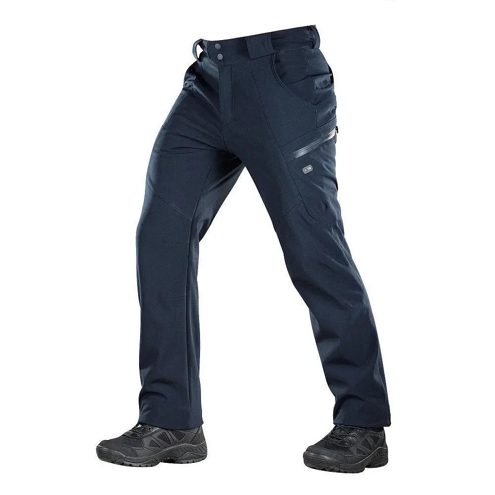 Pantaloni tactici Softshell navy blue M - TAC - impermeabili | Echipament tactic WARGEAR