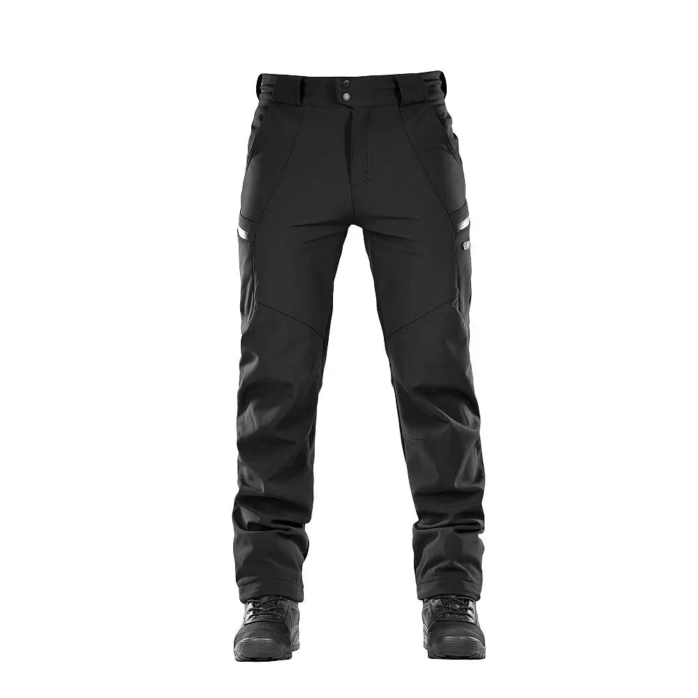 Pantaloni tactici Softshell negri M - TAC - impermeabili | Echipament tactic WARGEAR