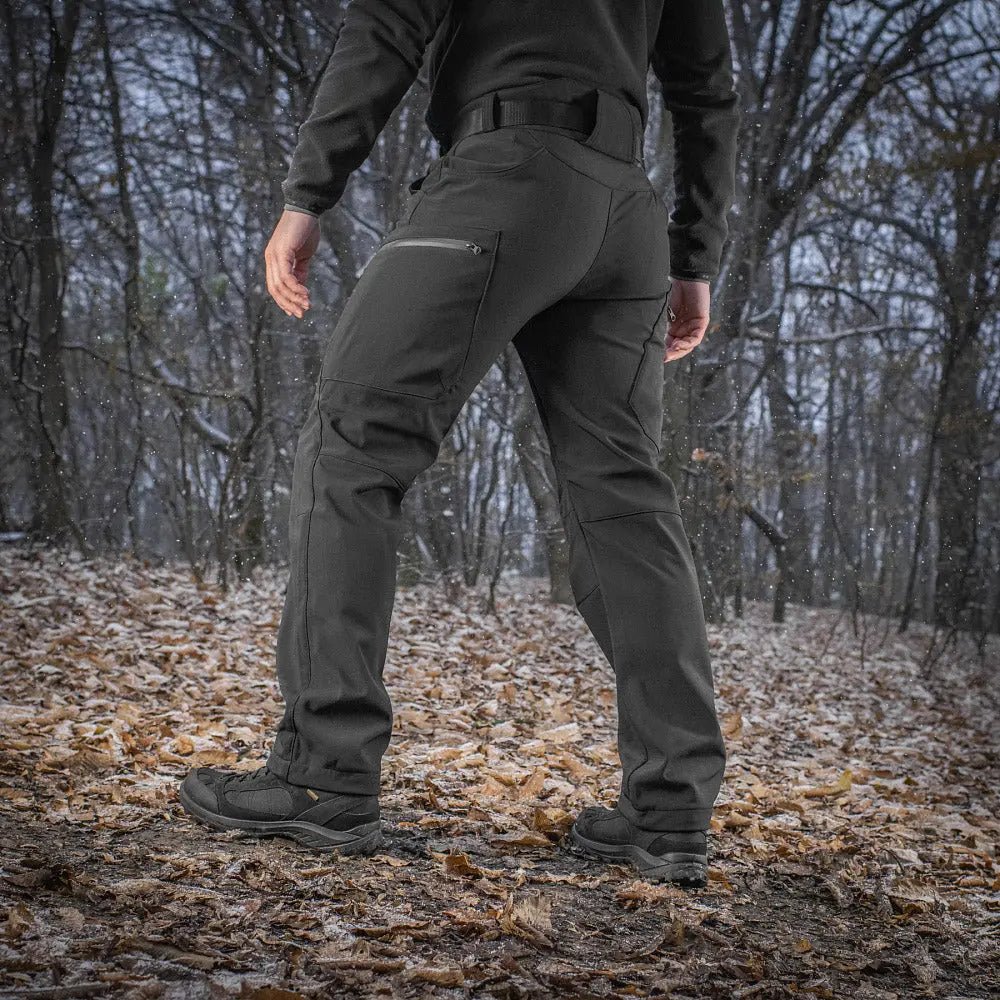 Pantaloni tactici Softshell negri M - TAC - impermeabili | Echipament tactic WARGEAR