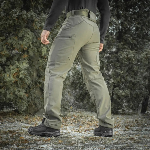 Pantaloni tactici Softshell olive M - TAC - impermeabili | Echipament tactic WARGEAR