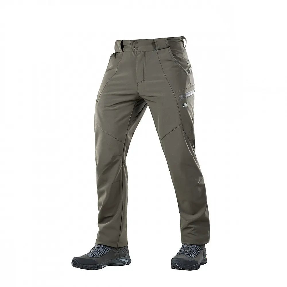 Pantaloni tactici Softshell olive M - TAC - impermeabili | Echipament tactic WARGEAR