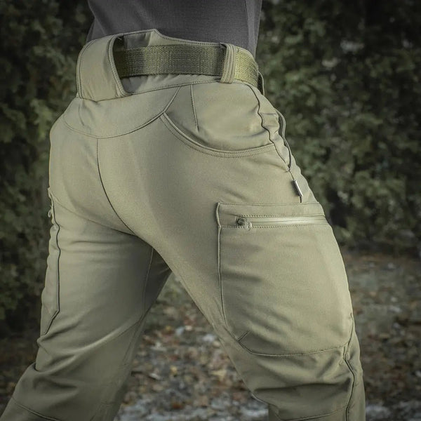 Pantaloni tactici Softshell olive M - TAC - impermeabili | Echipament tactic WARGEAR