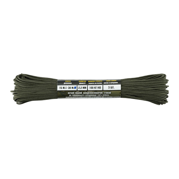 Paracord Minicord M-TAC Mil-Spec 30 m – Ranger Green | WARGEAR RO