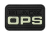 Patch 3D Black OPS fosforescent | Echipament tactic WARGEAR