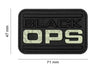 Patch 3D Black OPS fosforescent | Echipament tactic WARGEAR