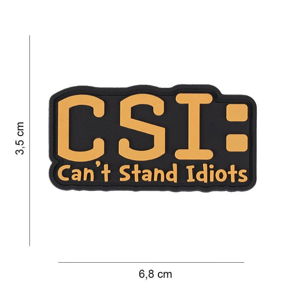 Patch 3D PVC 101INC CSI – Can't Stand Idiots | WARGEAR RO