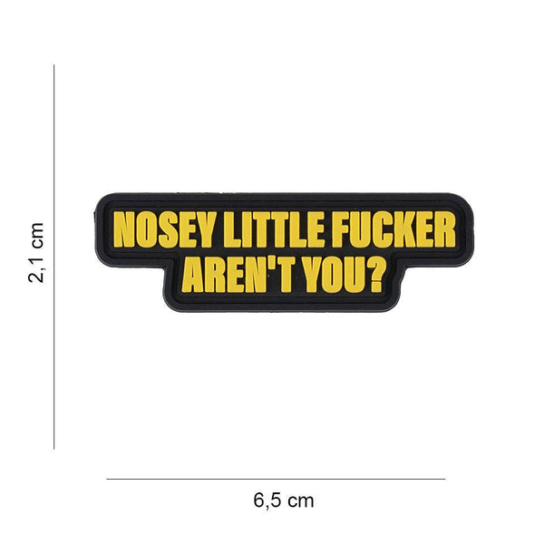 Patch 3D PVC 101INC Nosey Little Fucker | WARGEAR RO