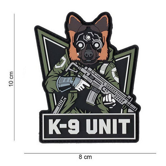 Patch 3D PVC K - 9 Unit – Glow in the Dark | Echipament tactic WARGEAR