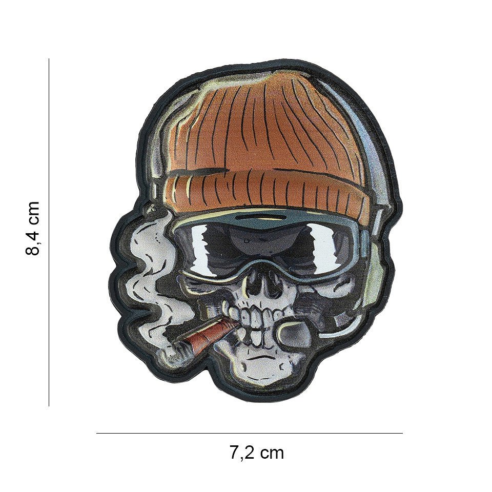 Patch 3D PVC Skull Beanie Warrior – UV | WARGEAR RO