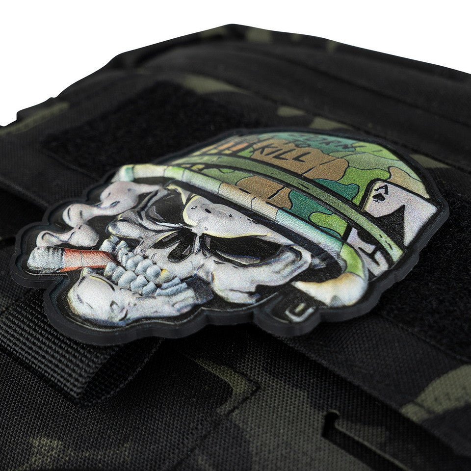Patch 3D PVC Skull Vietnam Born to Kill | WARGEAR RO