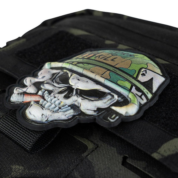 Patch 3D PVC Skull Vietnam Born to Kill | WARGEAR RO