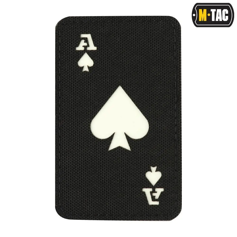 Patch Ace of Spades Laser Cut Fosforescent | Echipament tactic WARGEAR