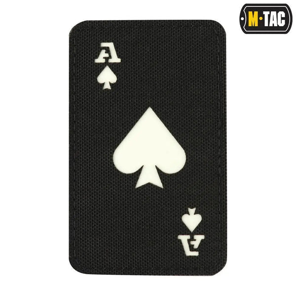 Patch Ace of Spades Laser Cut Fosforescent | Echipament tactic WARGEAR