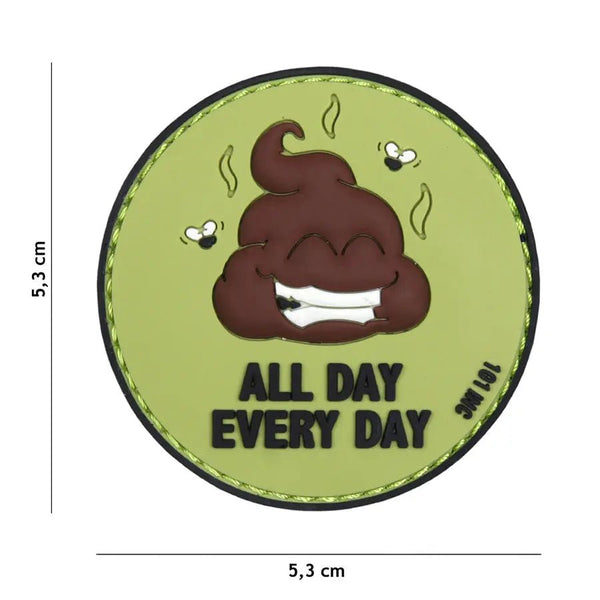 Patch All Day Every Day PVC velcro | Echipament tactic WARGEAR