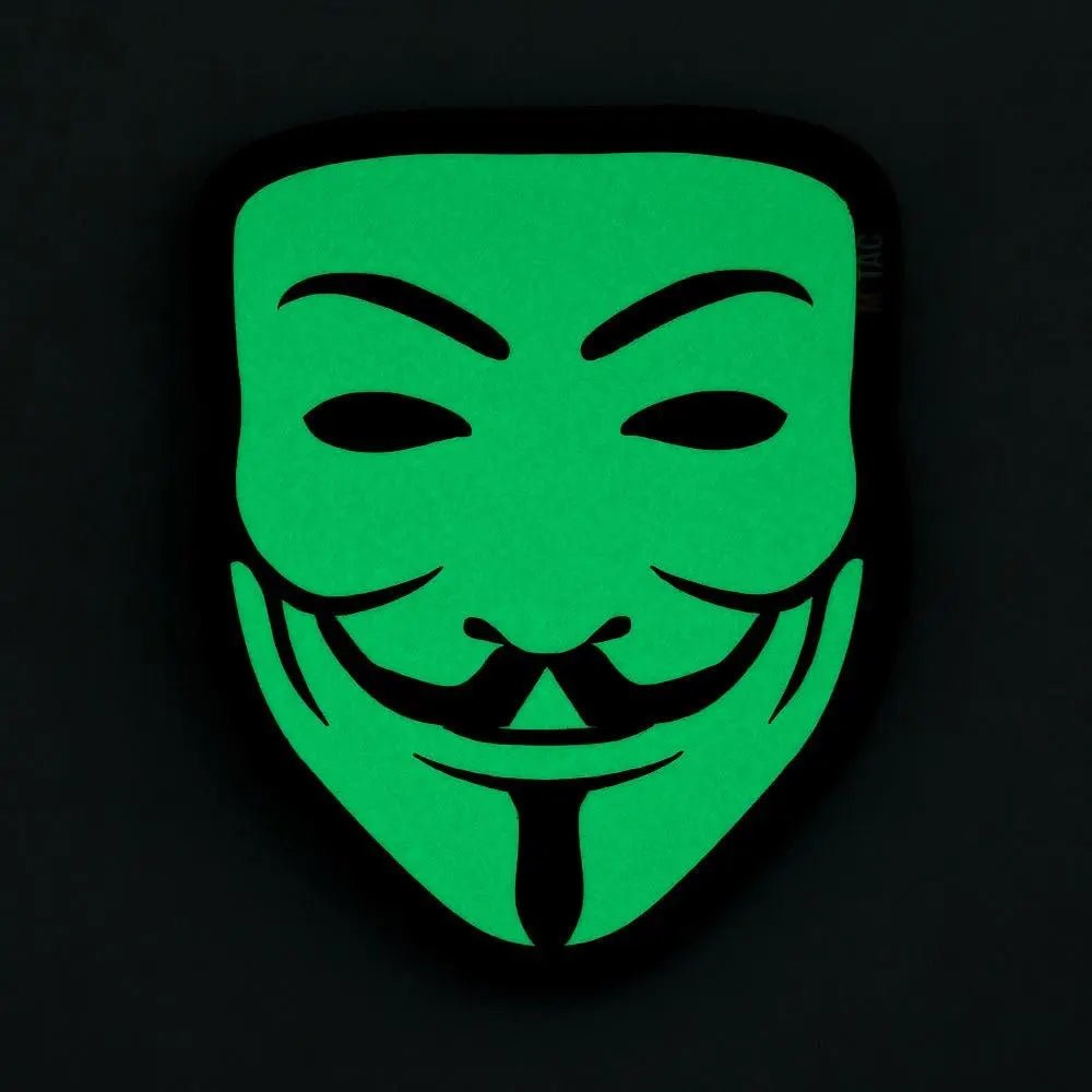 Patch Anonymous velcro fosforescent | Echipament tactic WARGEAR