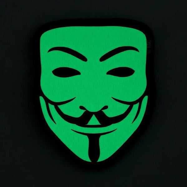 Patch Anonymous velcro fosforescent | Echipament tactic WARGEAR