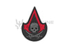 Patch Assassin Skull velcro PVC JTG | Echipament tactic WARGEAR