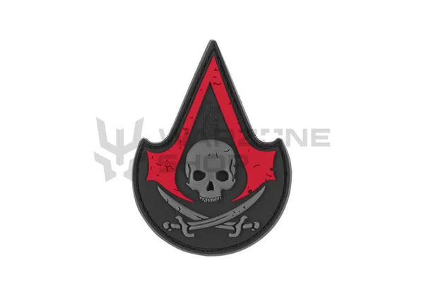 Patch Assassin Skull velcro PVC JTG | Echipament tactic WARGEAR