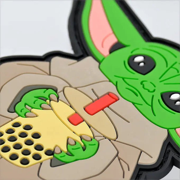 Patch Baby Yoda Bubble Tea velcro PVC | Echipament tactic WARGEAR