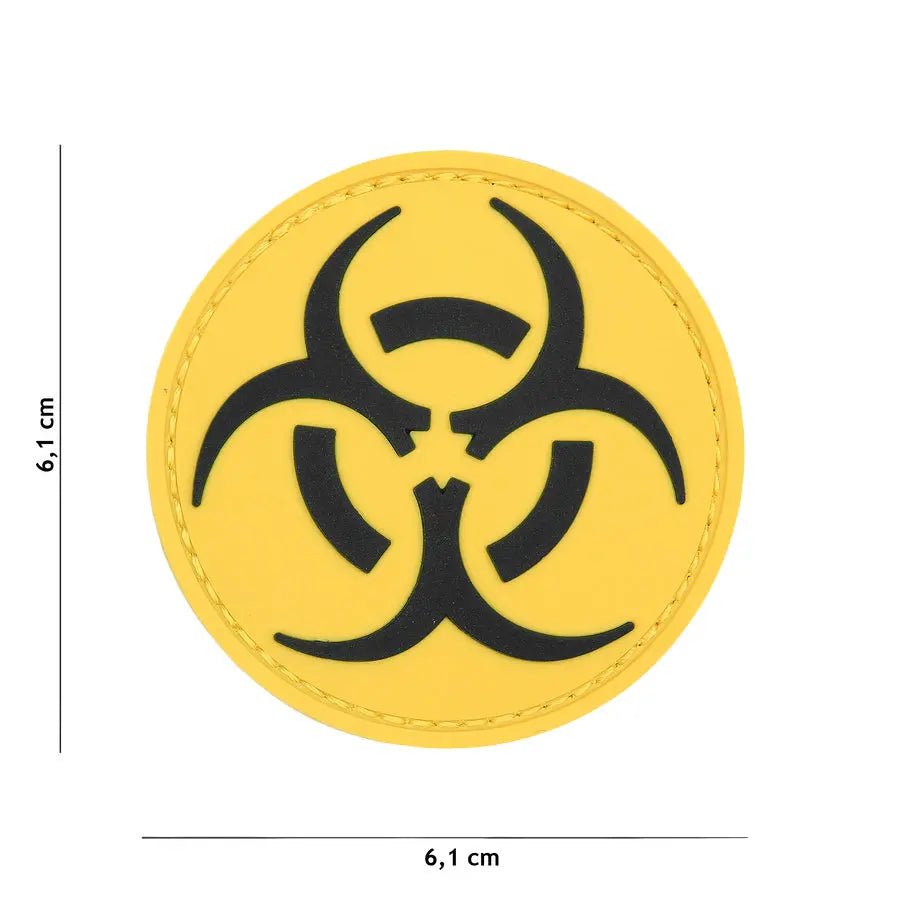 Patch Biohazard velcro PVC 101INC | Echipament tactic WARGEAR