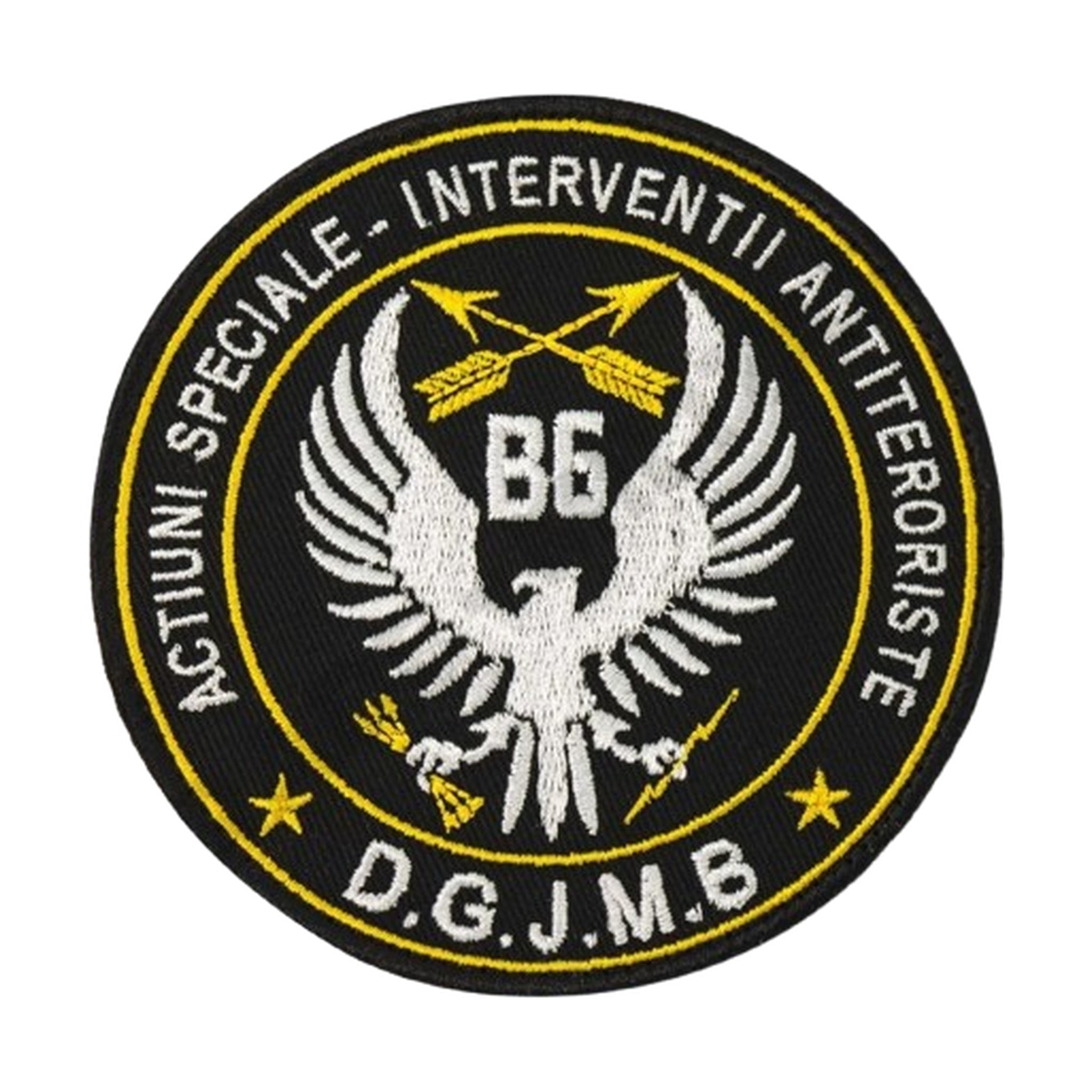 Patch Brodat Actiuni Speciale Interventii Antiteroriste - DGJMB | WARGEAR RO