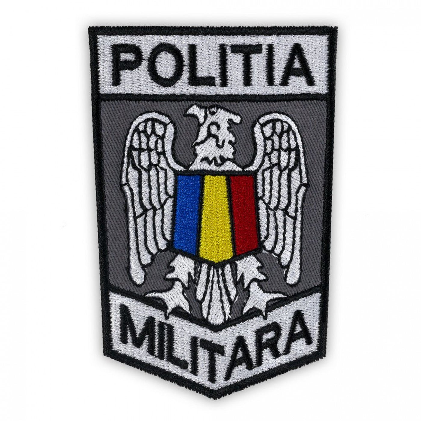 Patch brodat Politia Militara – 10,5 × 7 cm | WARGEAR RO