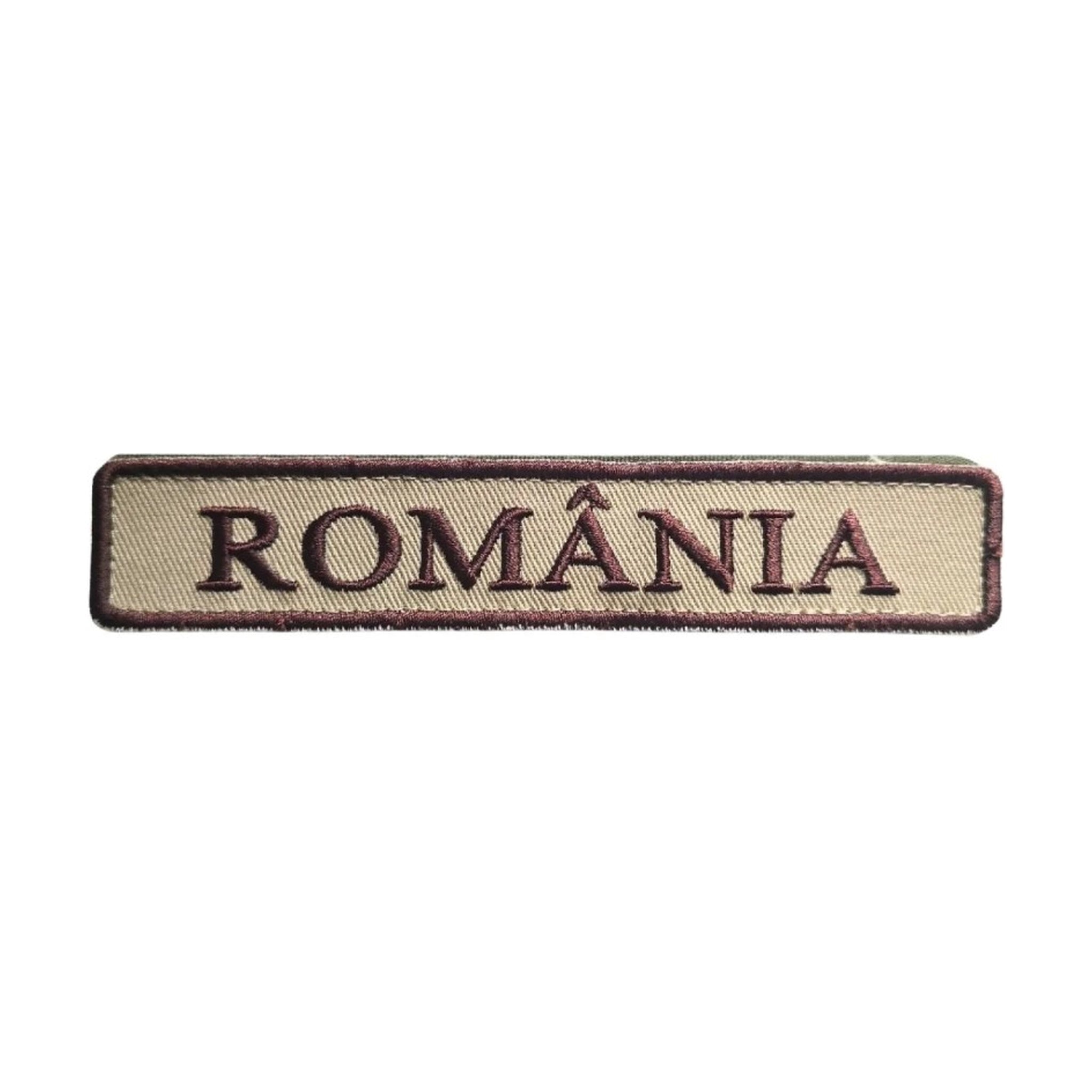Patch Brodat ROMANIA Forte Terestre Bej | WARGEAR RO