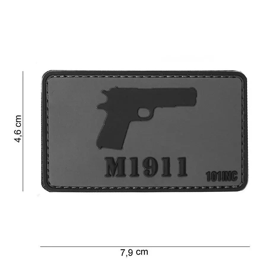 Patch Colt M1911 velcro 3D | Echipament tactic WARGEAR