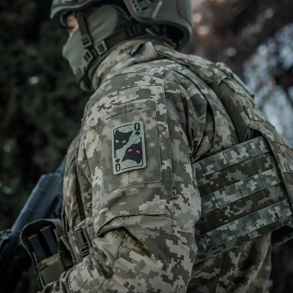 Patch Dama de pica velcro M - TAC | Echipament tactic WARGEAR