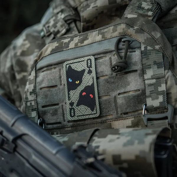 Patch Dama de pica velcro M - TAC | Echipament tactic WARGEAR